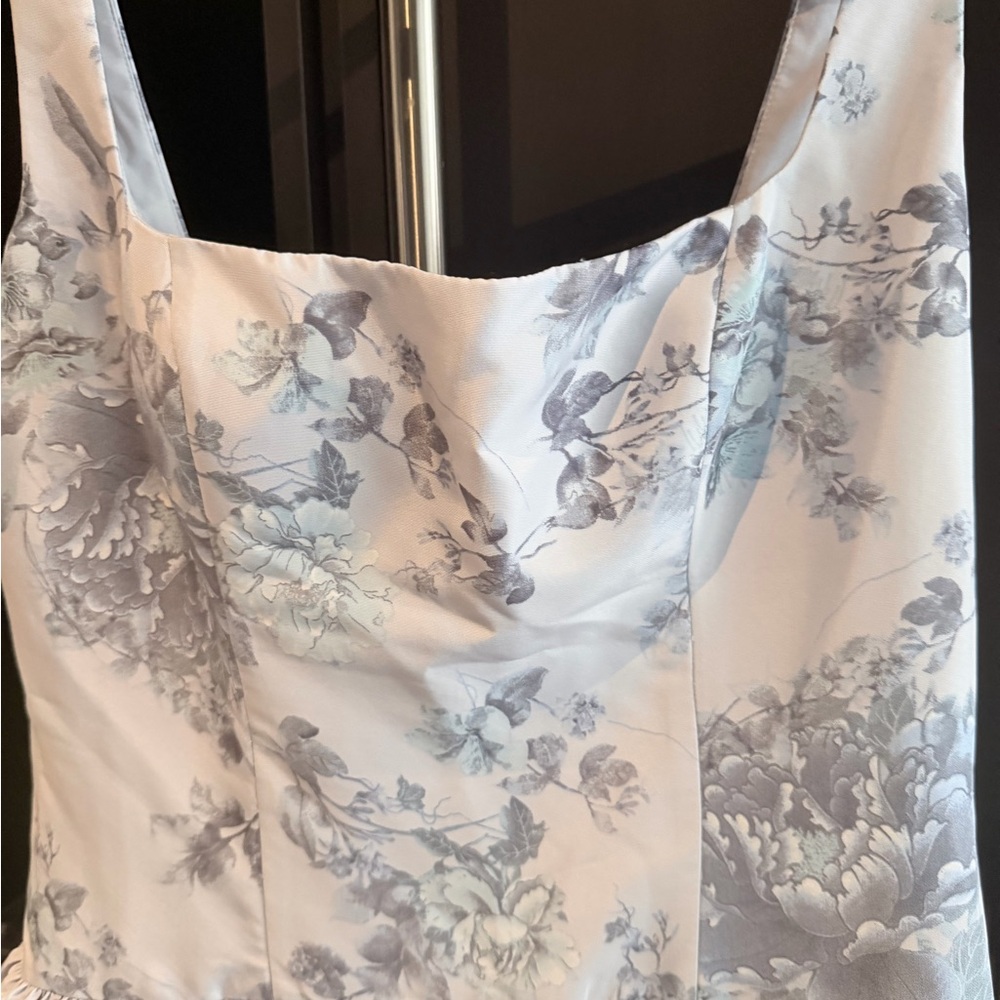 Jenny Yoo Blue Floral Gown - Picture 2 of 7